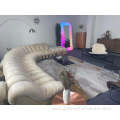 Modern Living Room DeSede'Snake'DS600SectionalSerpentineSofa